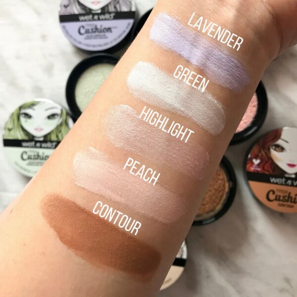 LavenderGreenHighlightPeachContour